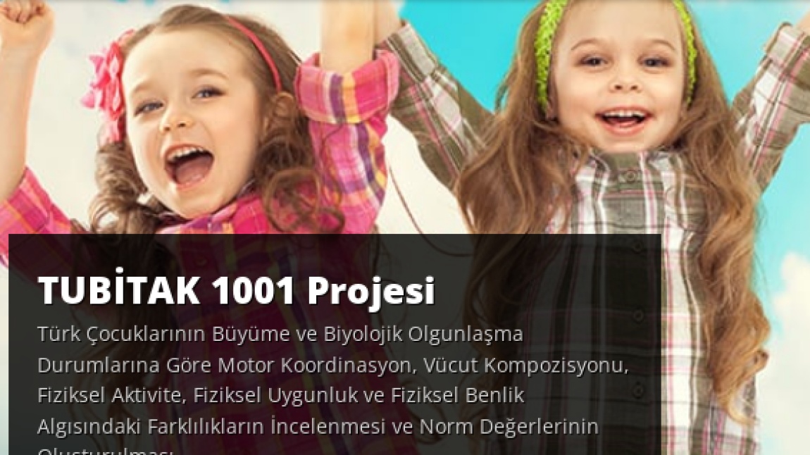 TUBİTAK 1001 Projesindeyiz